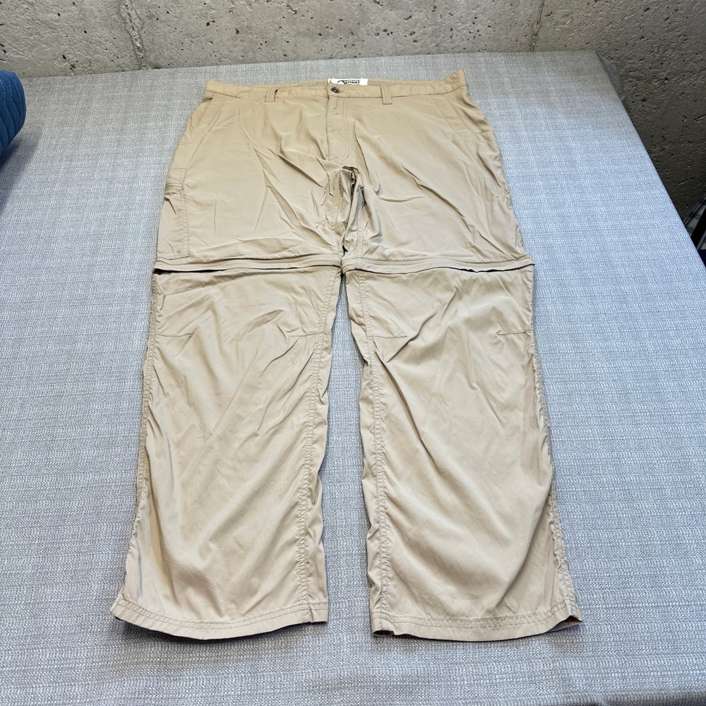 Mountain Khakis Convertible Pants 42x30 Zip Off Cargo Hiking Nylon Outdoor
